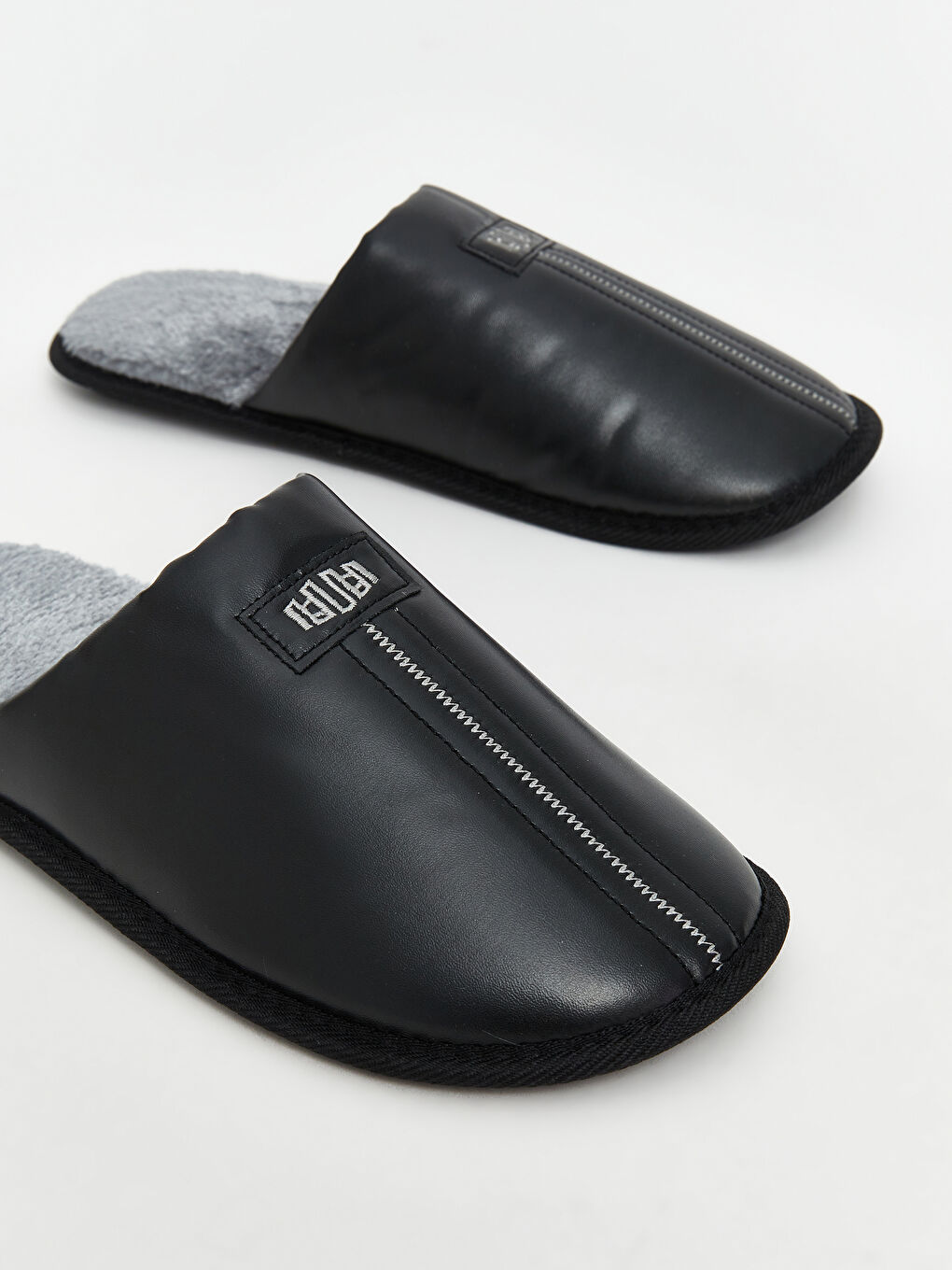 Plush Men's Home Slippers-2