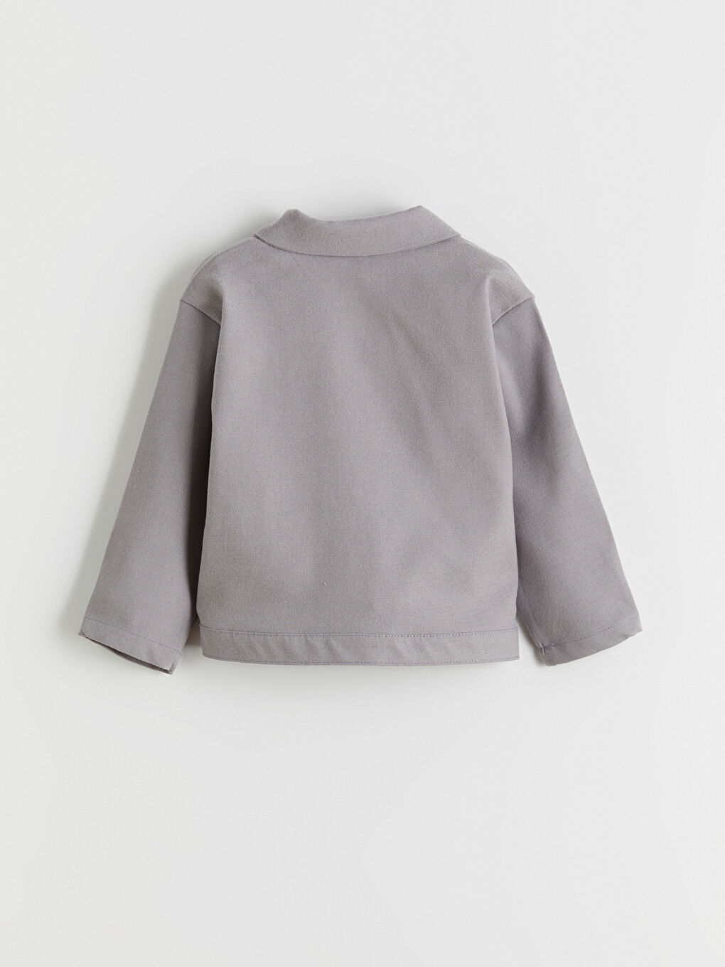 Girls' Jacket with Flower Appliqué-2