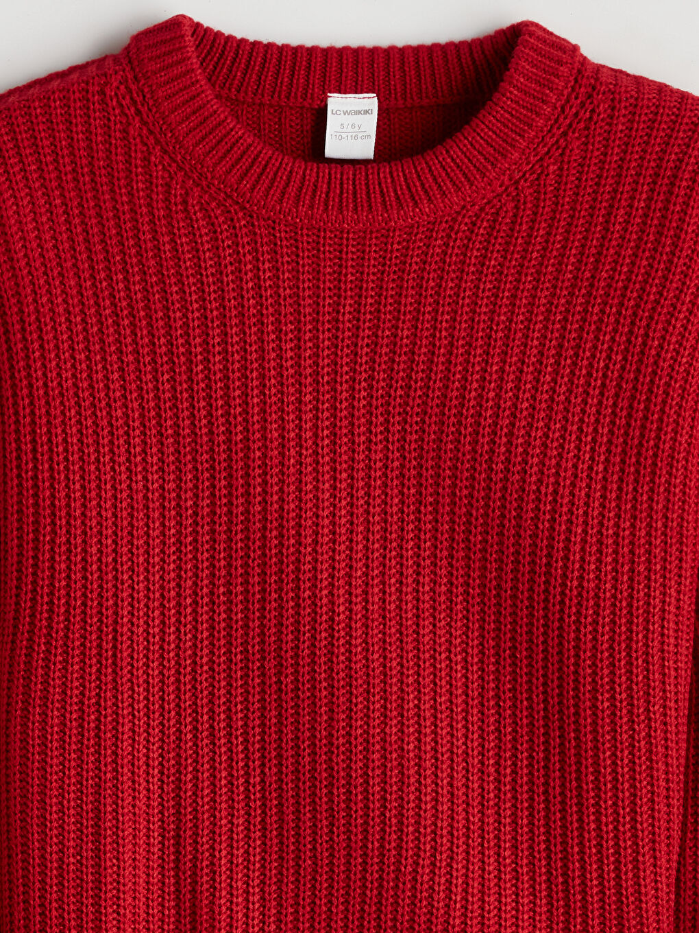Crew Neck Knit Boys Sweater-1