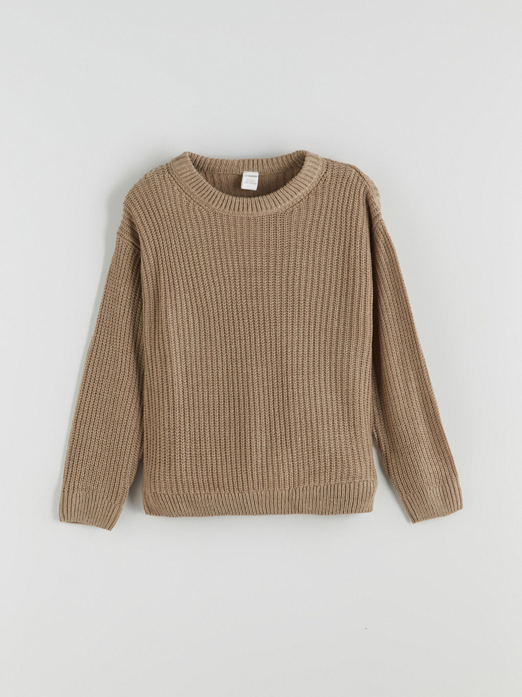 მრგვალი საყელო ტრიკოტაჟი ბიჭების სვიტერი-2