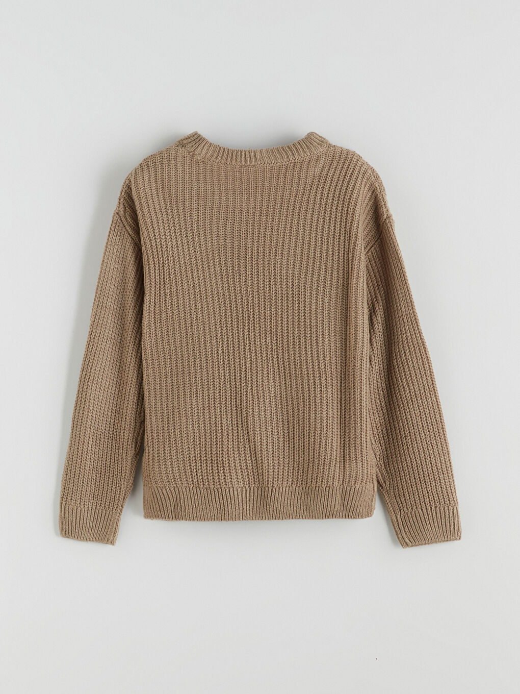 მრგვალი საყელო ტრიკოტაჟი ბიჭების სვიტერი-4