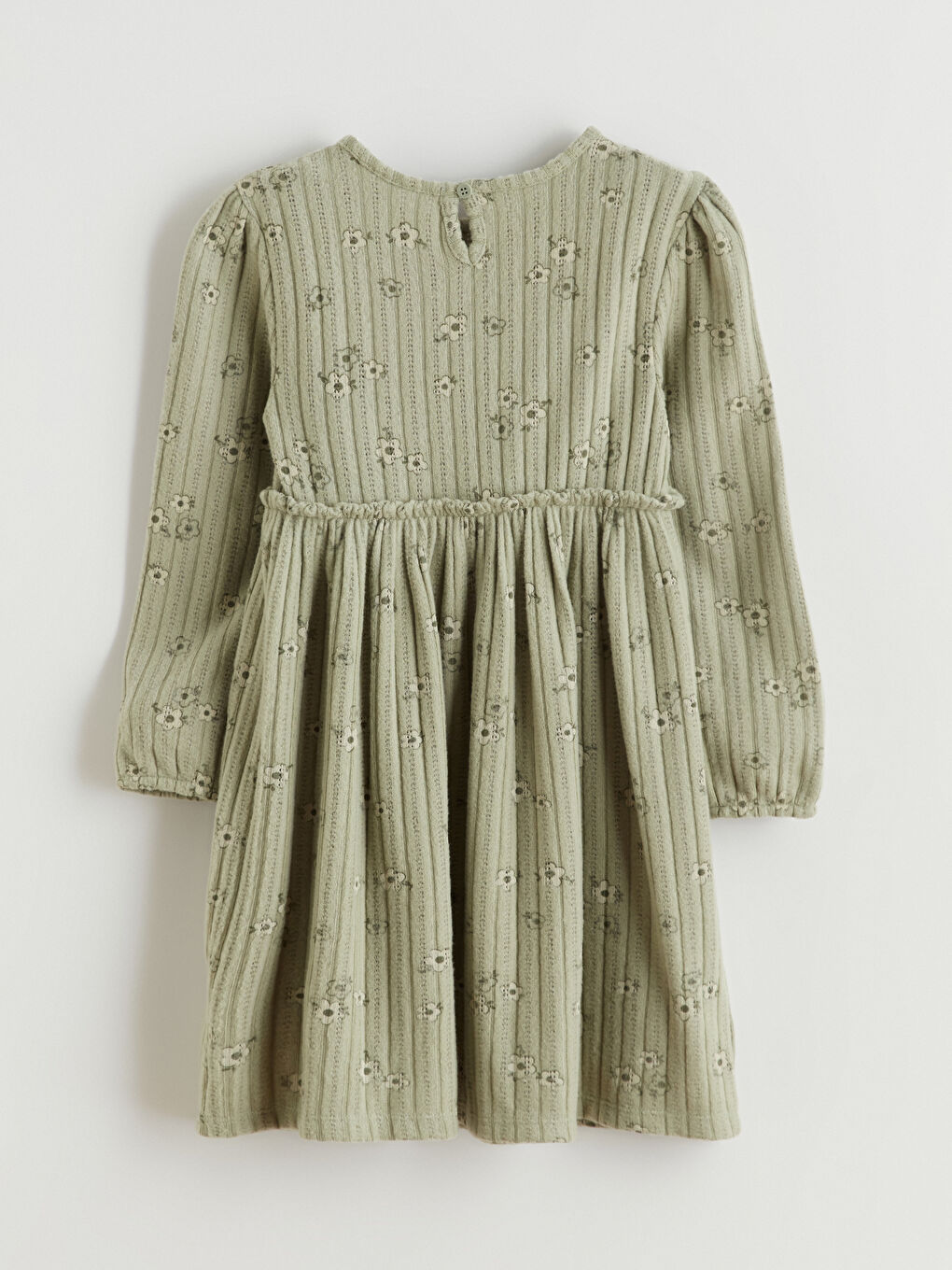 Девочки Зелёный Платье-2