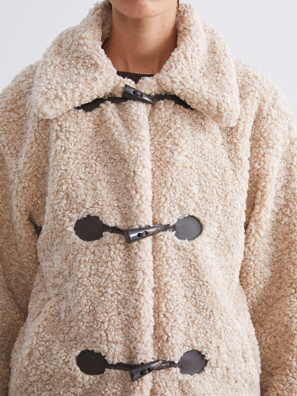 Woman BEIGE Overcoat-2