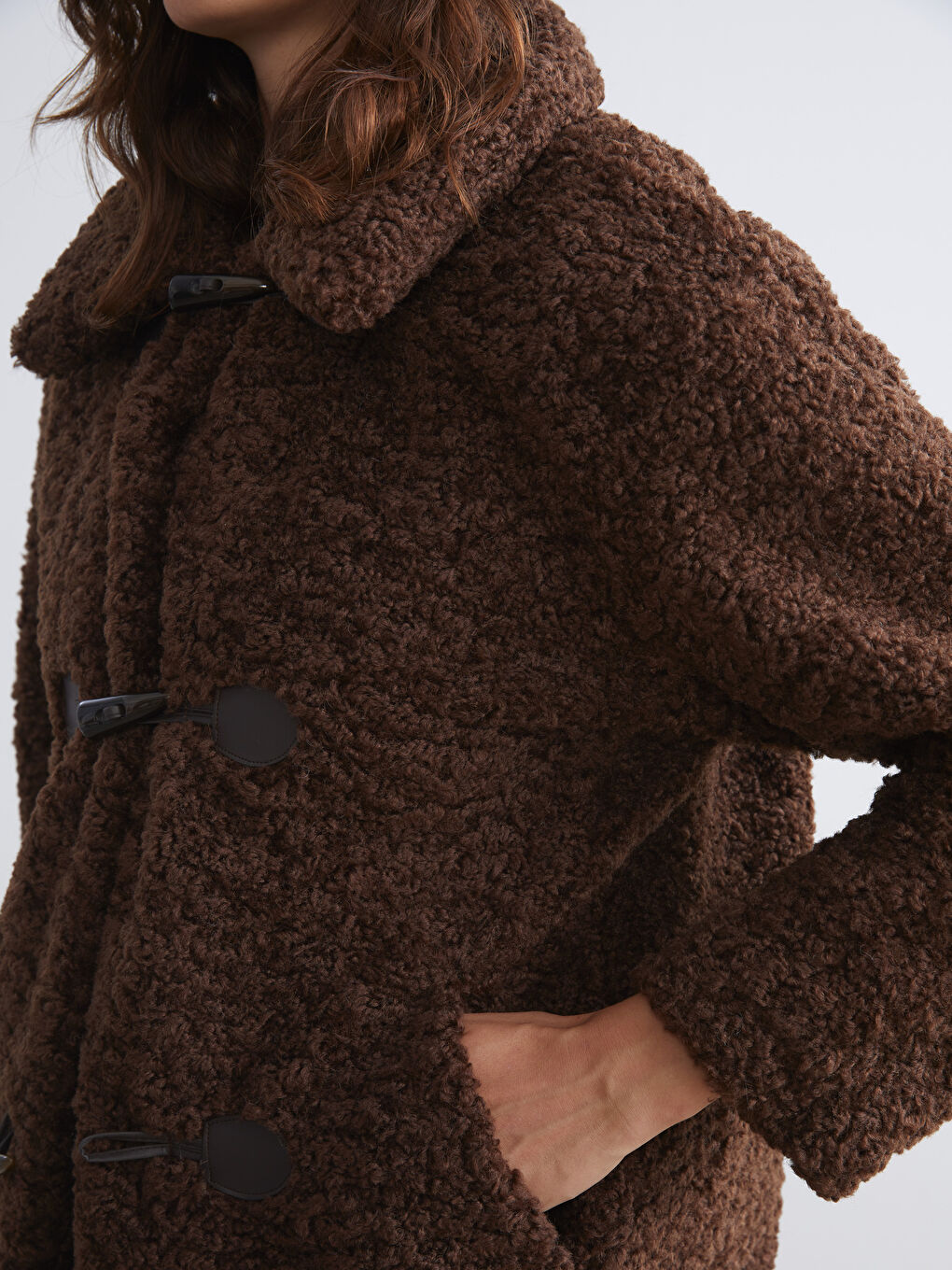 Woman BROWN Overcoat-2