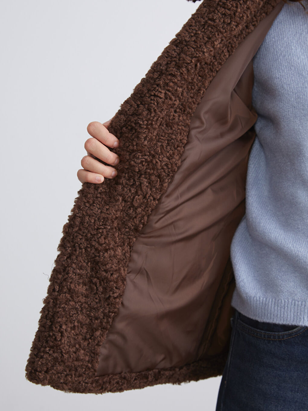 Woman BROWN Overcoat-3