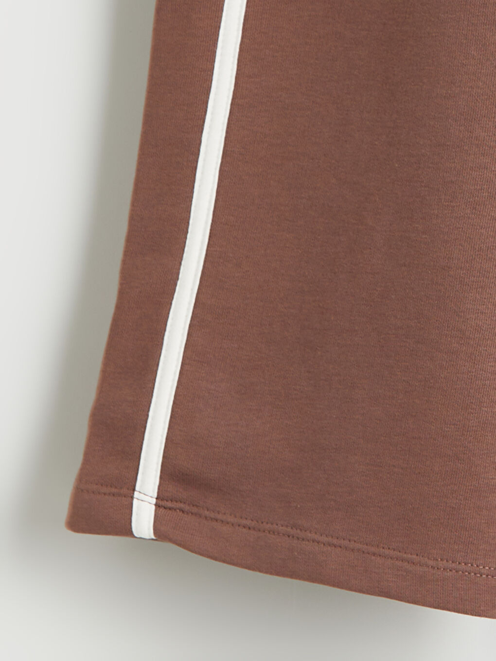 Kahverengi Beli Lastikli Kız Çocuk Eşofman Altı-2