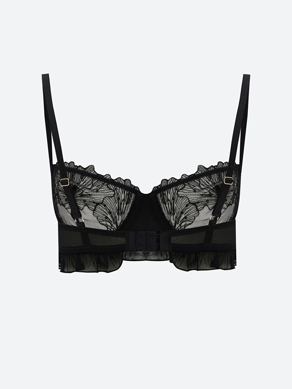 Wired Non-Padded Lace Fancy Strapless Bra-1