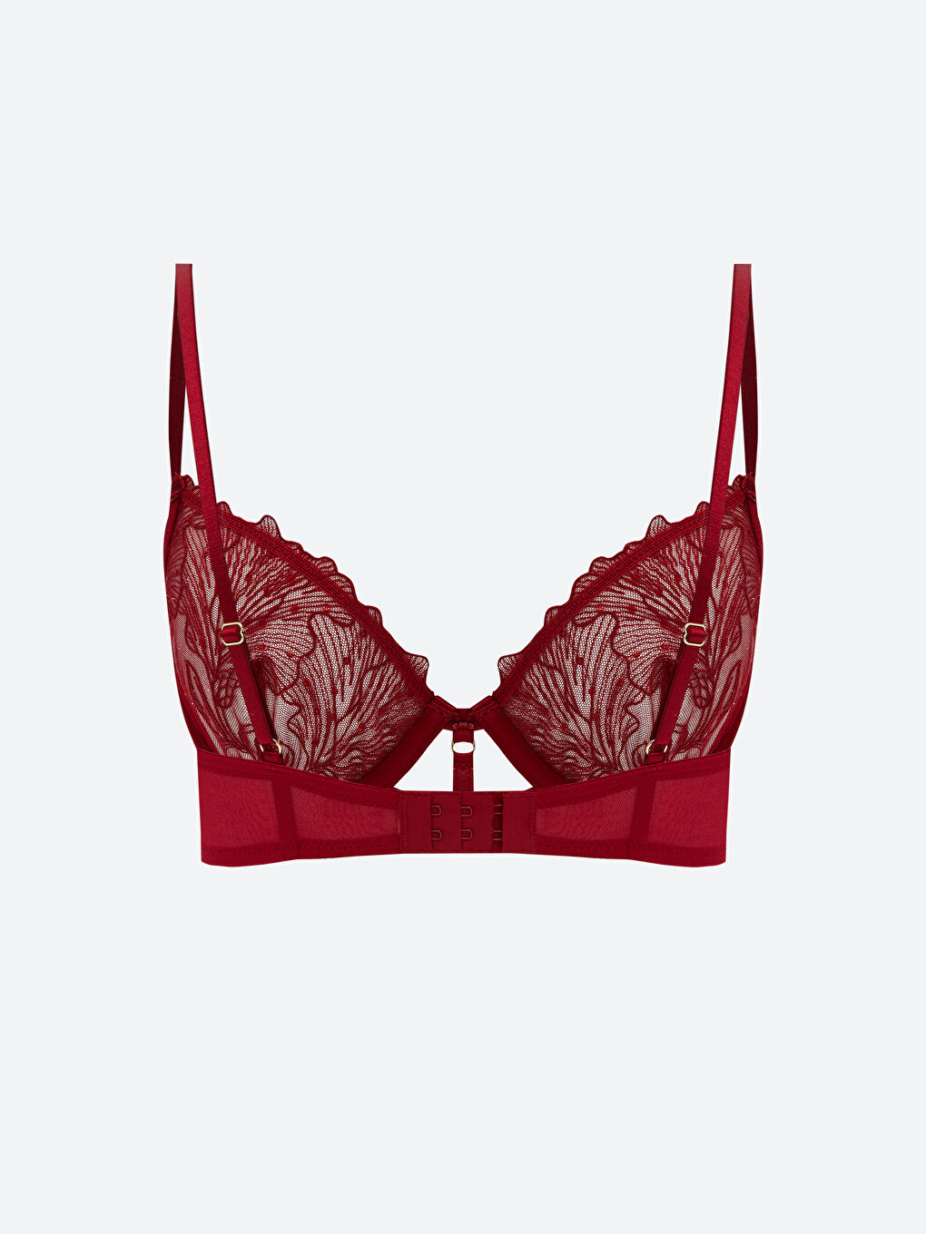 Žični Bez Postave Čipkasti Elegantni Majica Grudnjak-1