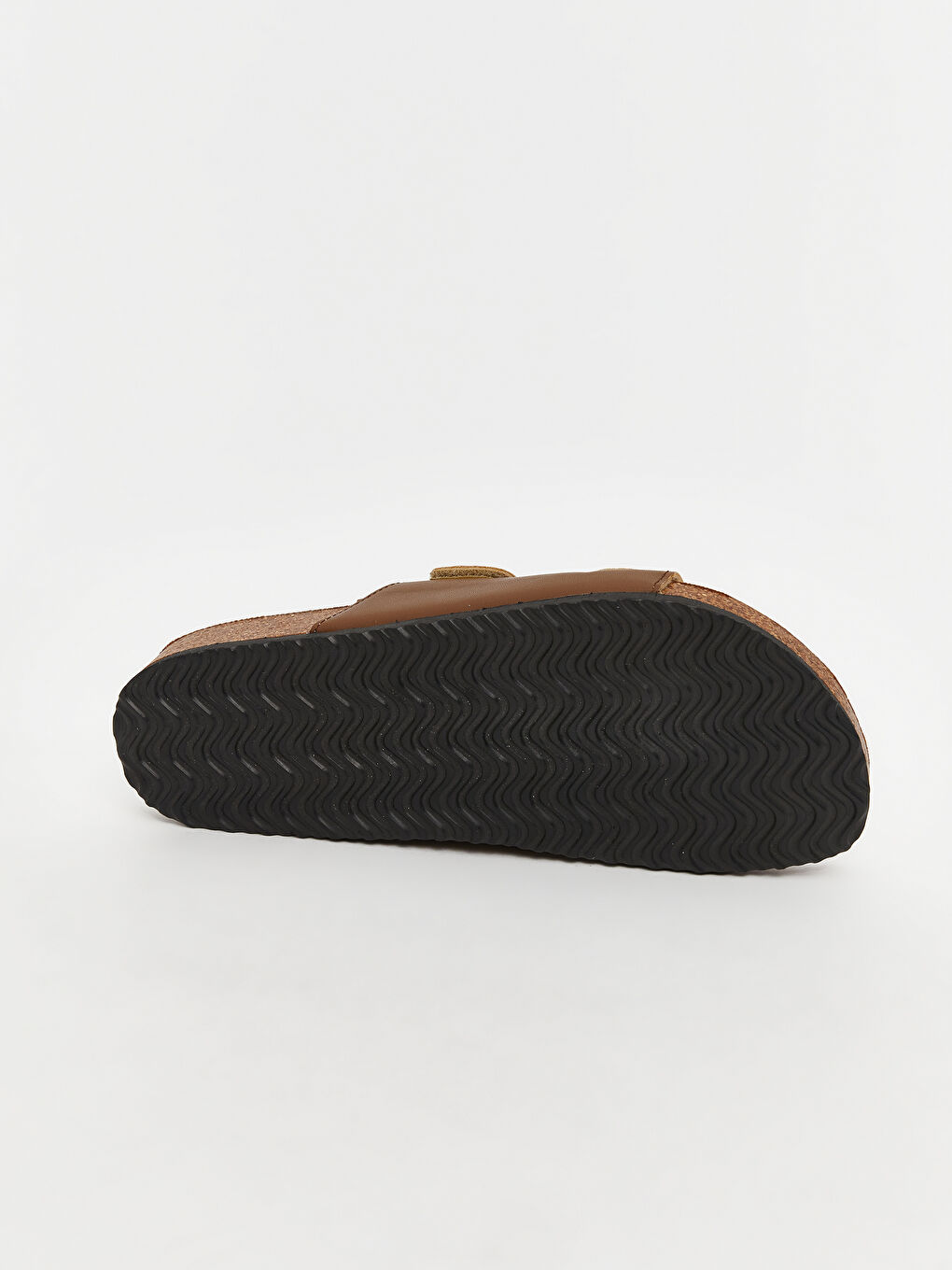 LC WAIKIKI Faux Leather Double Strap Men's Slippers -W5CJ60Z8-DJ7