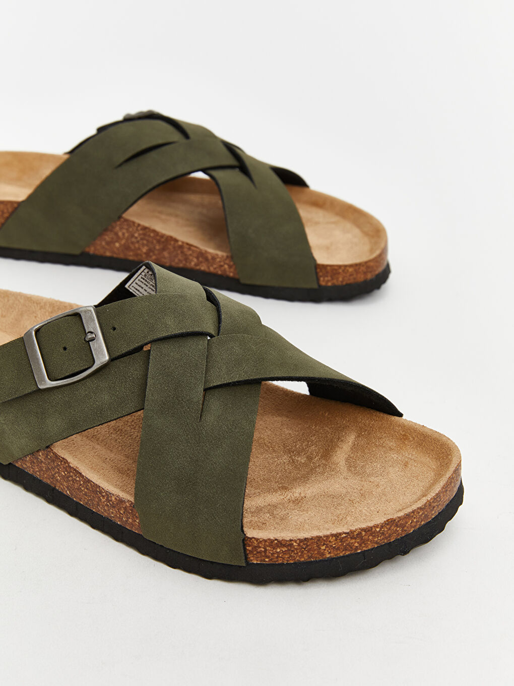 Cross-Strap Men's Slippers-2