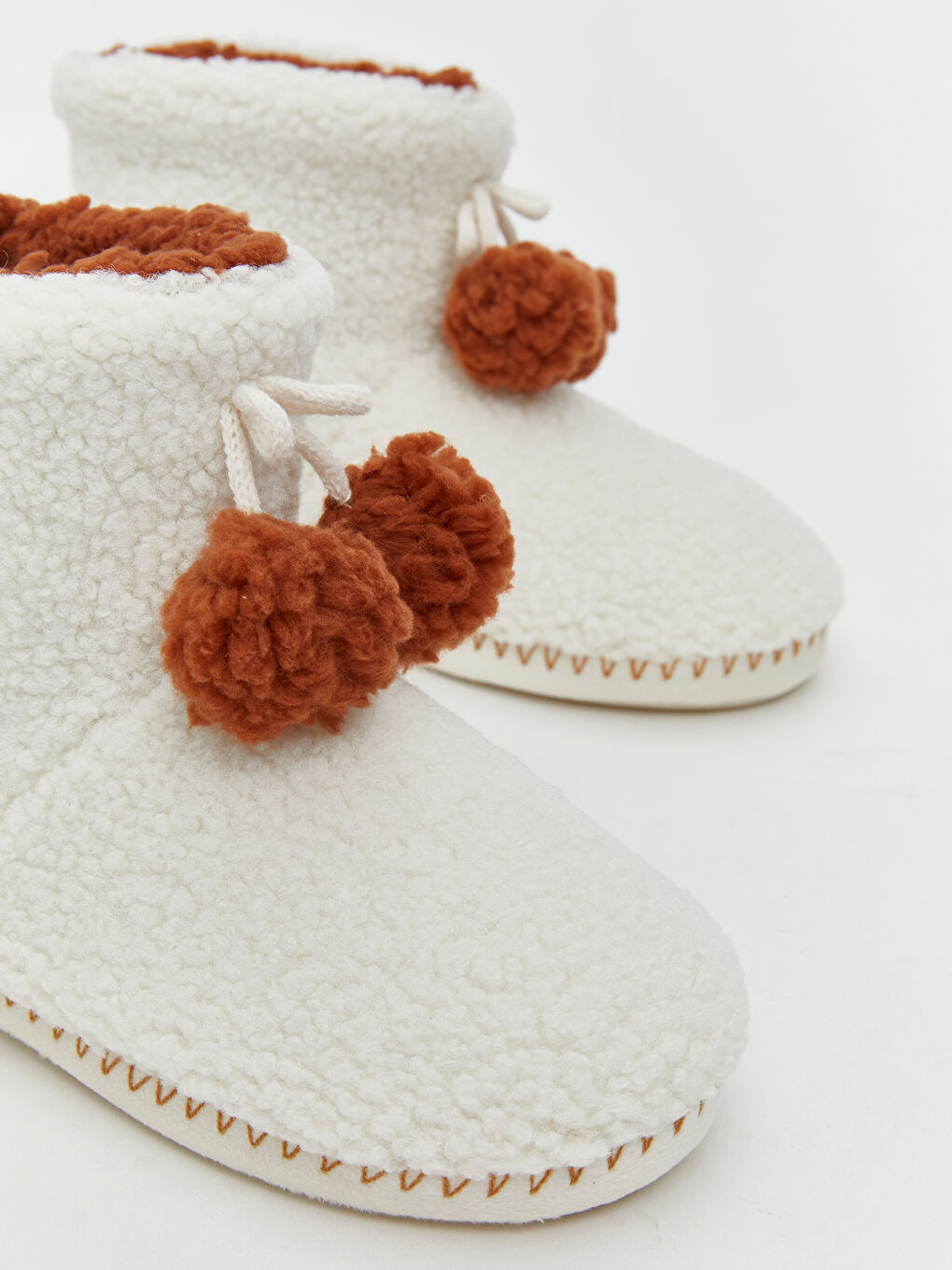 Fur-lined Women's Home Slipper Boots-2