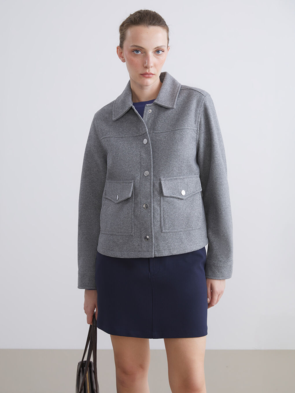 Shirt Collar Women's Cachet Jacket