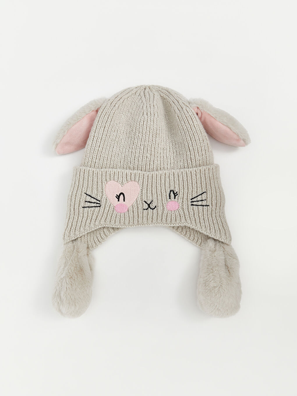 Girl GREY Snow Hat-1