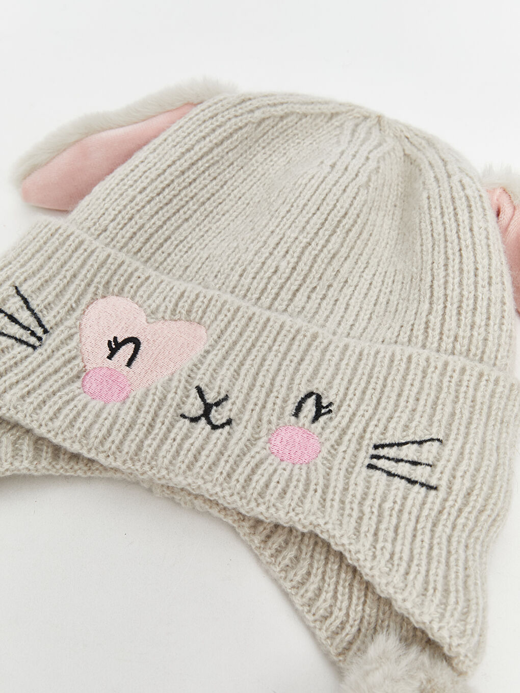 Girl GREY Snow Hat-2