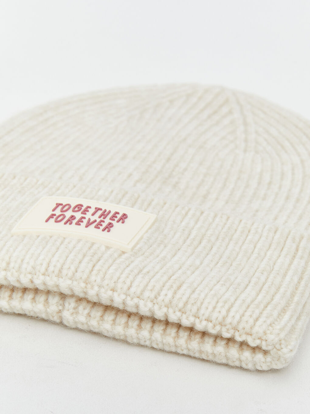 Pembe Yazı Nakışlı Kız Çocuk Bere-2