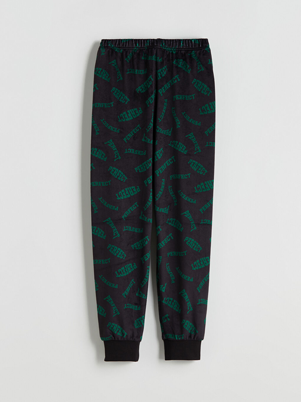 Siyah Erkek Çocuk Baskılı Pijama Altı