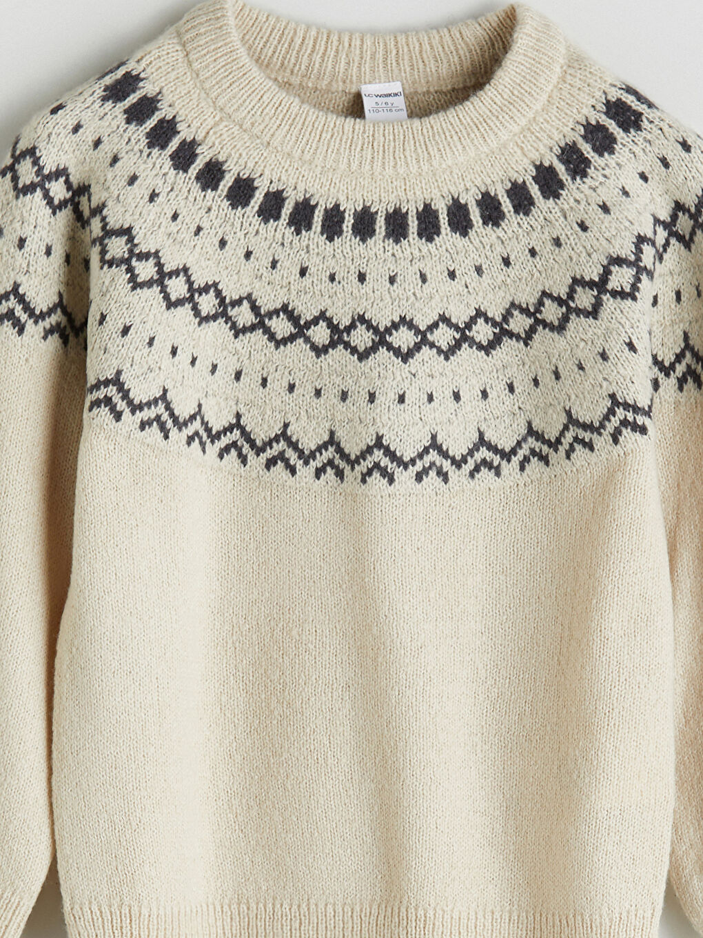 Crew Neck Boys' Knitwear Sweater-1