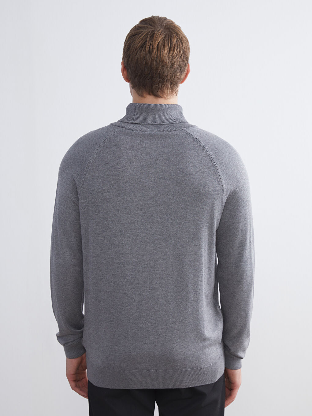 Fisherman's Collar Men's Knit Sweater-3