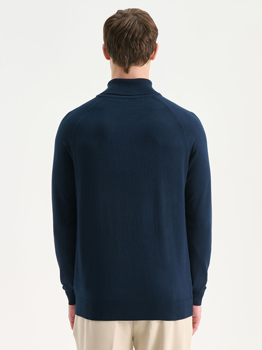 Fisherman's Collar Men's Knit Sweater-3