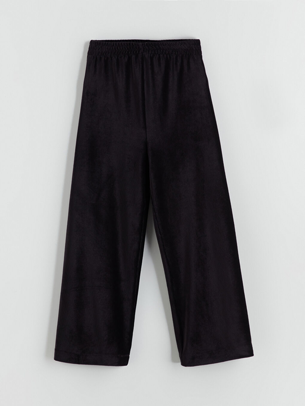 Girls' Velvet Sweatpants with Elasticated Waist