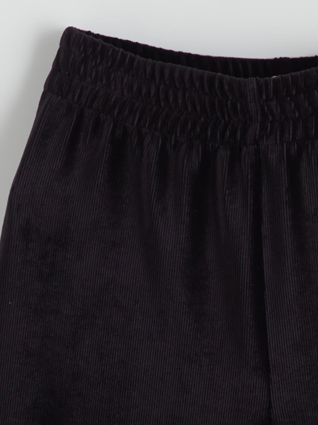 Girls' Velvet Sweatpants with Elasticated Waist-1
