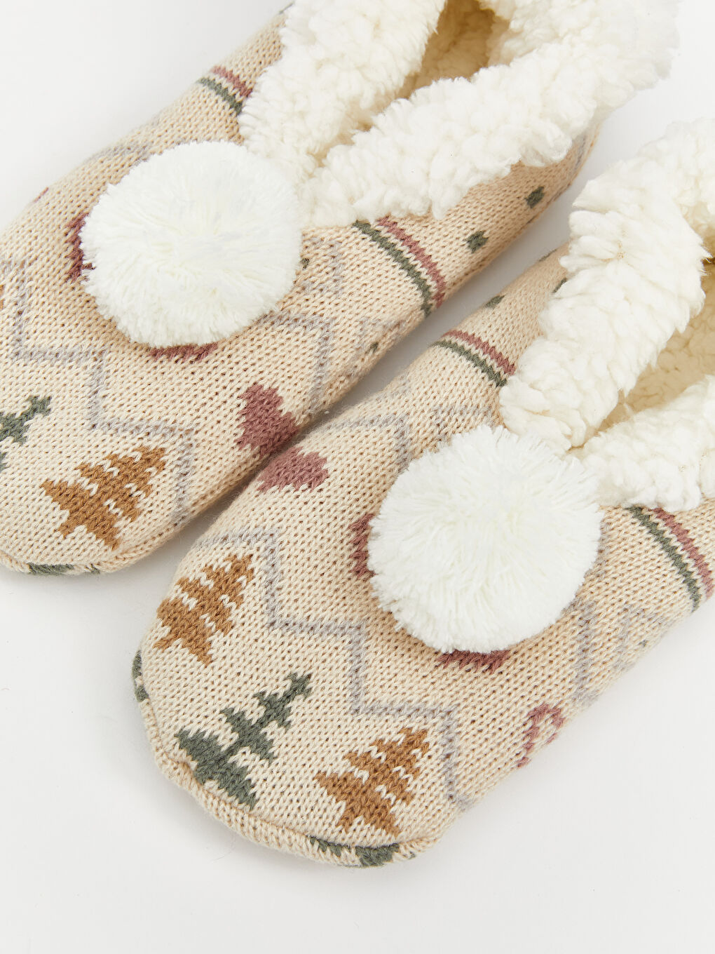 Christmas Themed Women's Home Socks-3