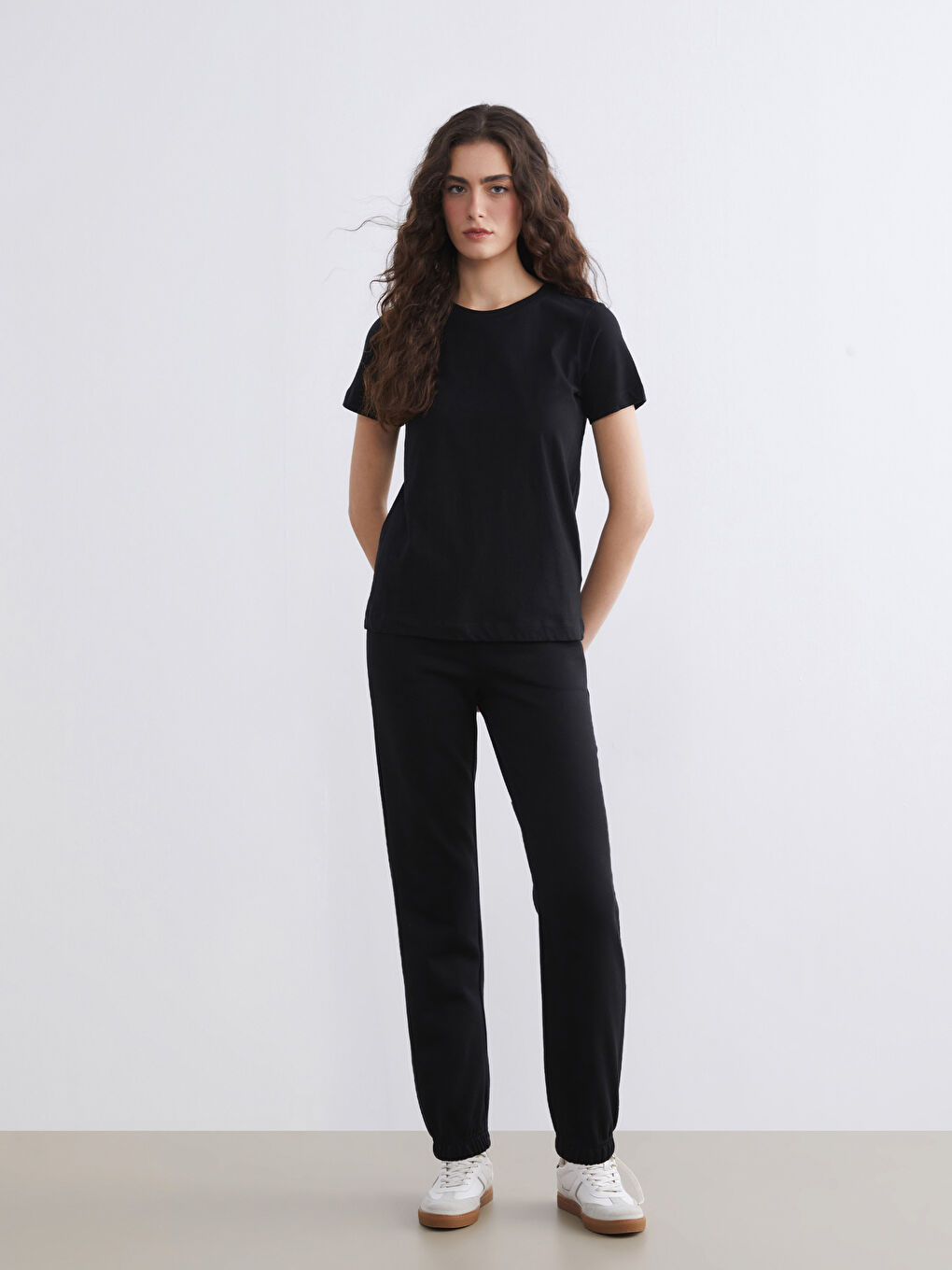 Elasticated Waist Women's Thick Jogger Sweatpants