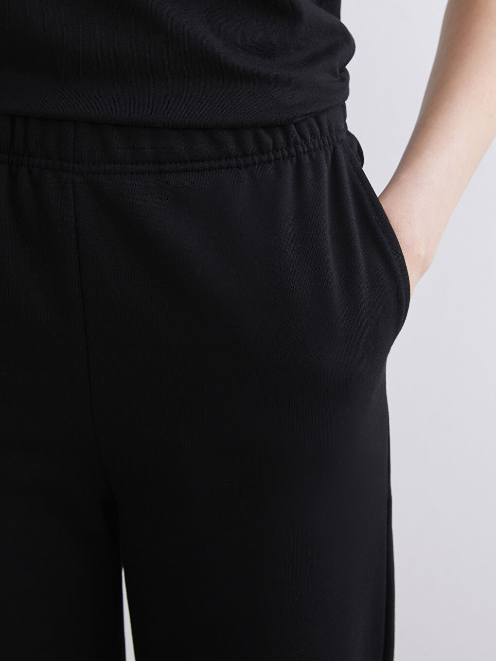 Elasticated Waist Women's Thick Jogger Sweatpants-2