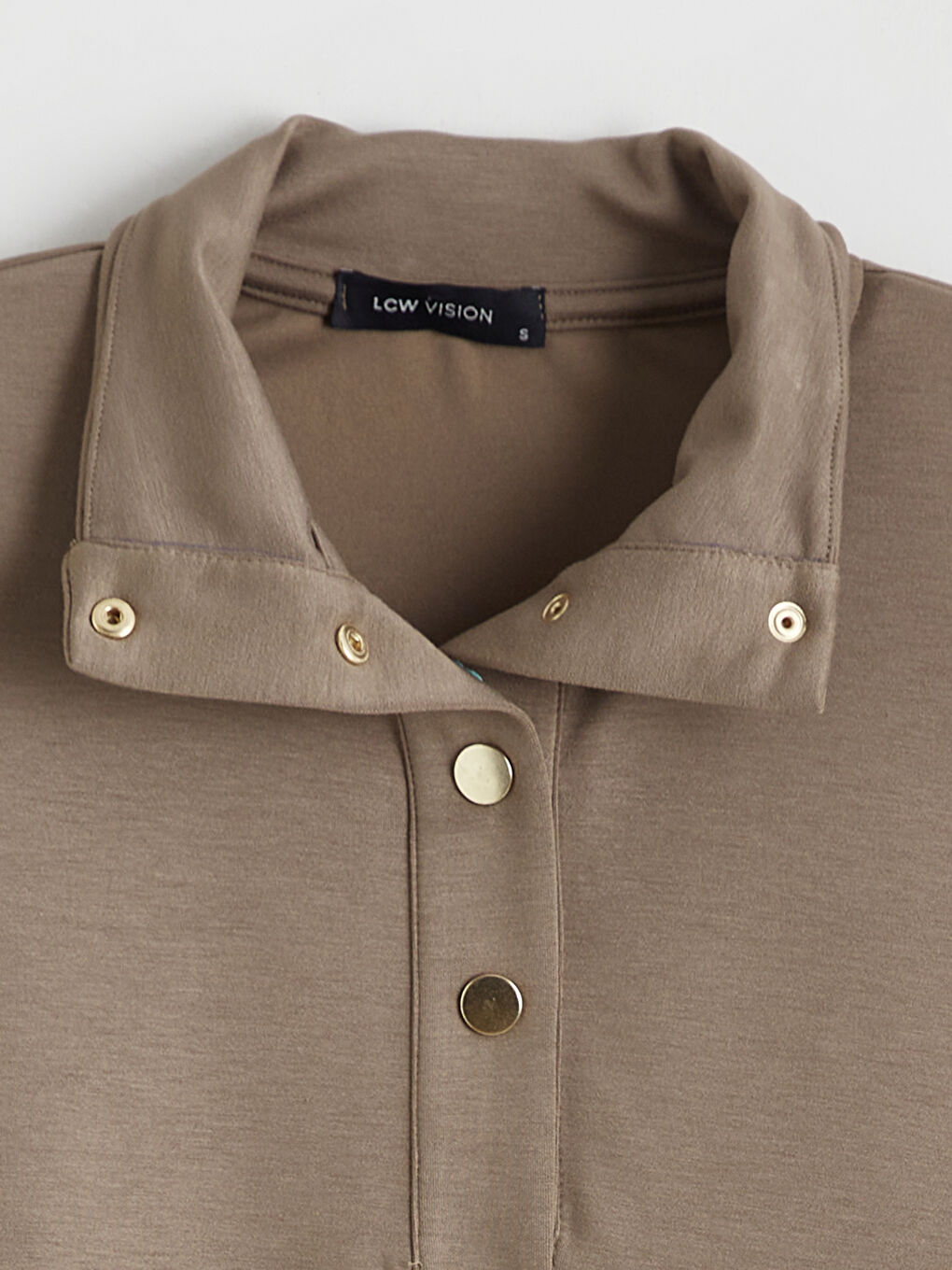 Mock Neck Oversize Women Sweatshirt-2