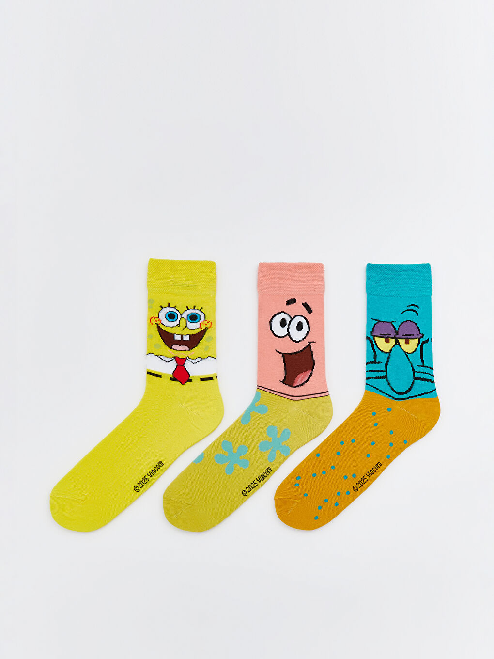 SpongeBob Printed Men's Ankle Socks 3-pack-2