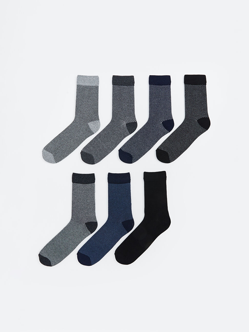 7-Pack Men's Ankle Socks