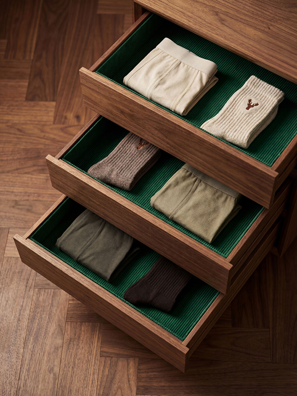 Bej Erkek Soket Havlu Çorap 3'lü-2