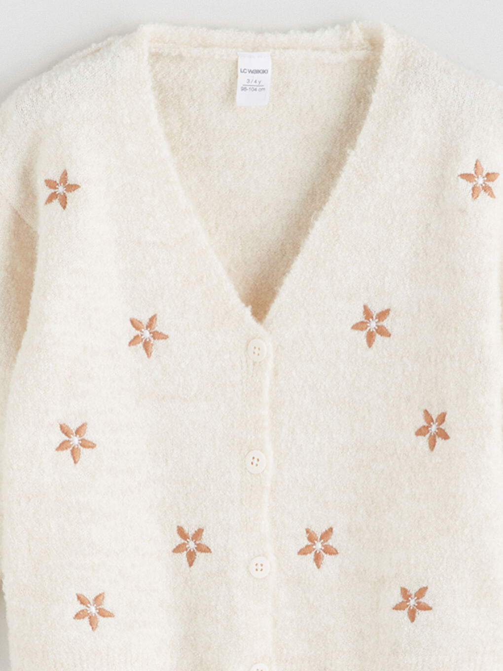 Girl ECRU Cardigan-1