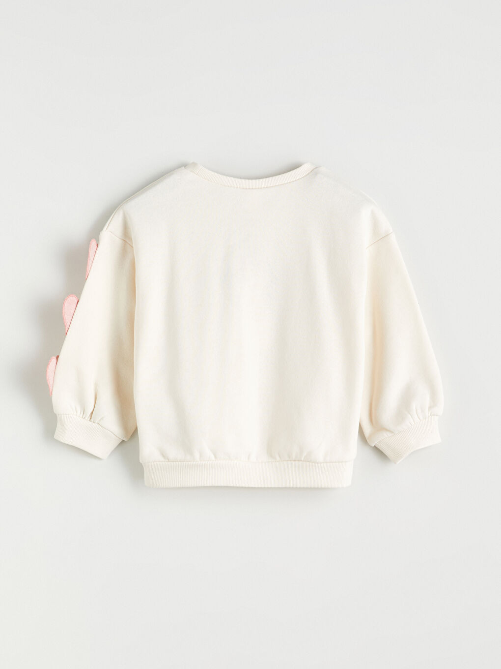 Crew Neck Minnie Mouse Printed Girls' Sweatshirt-2