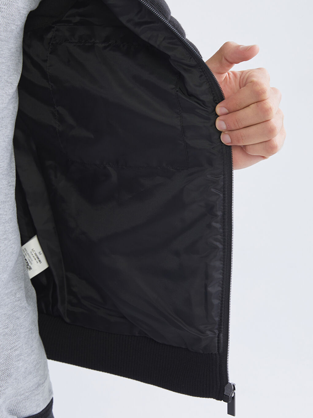 Regular Fit Funnel Neck Men's Knitwear Waistcoat-6