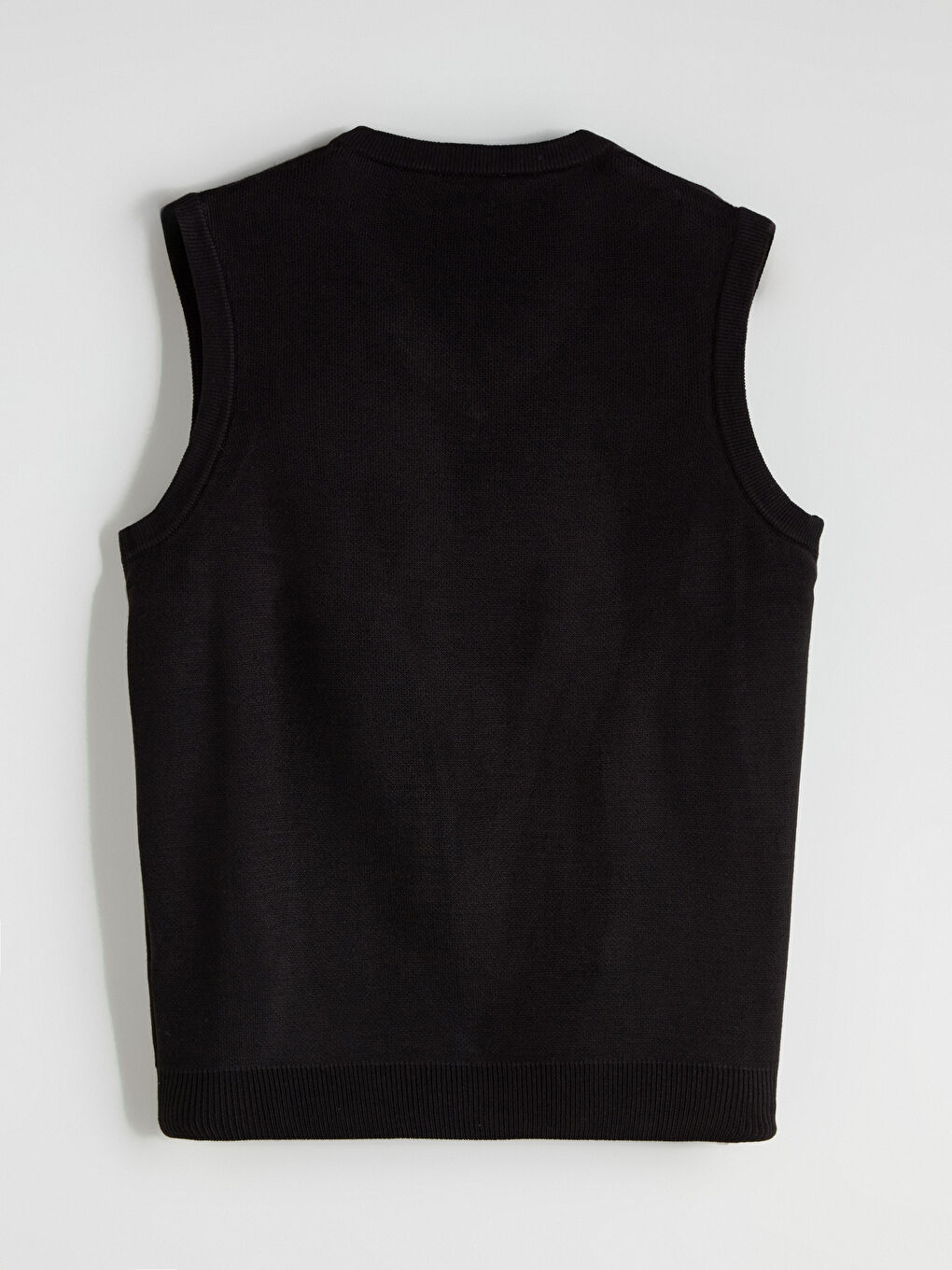 Standard Fit V Neck Men's Knitwear Sweater Vest-10