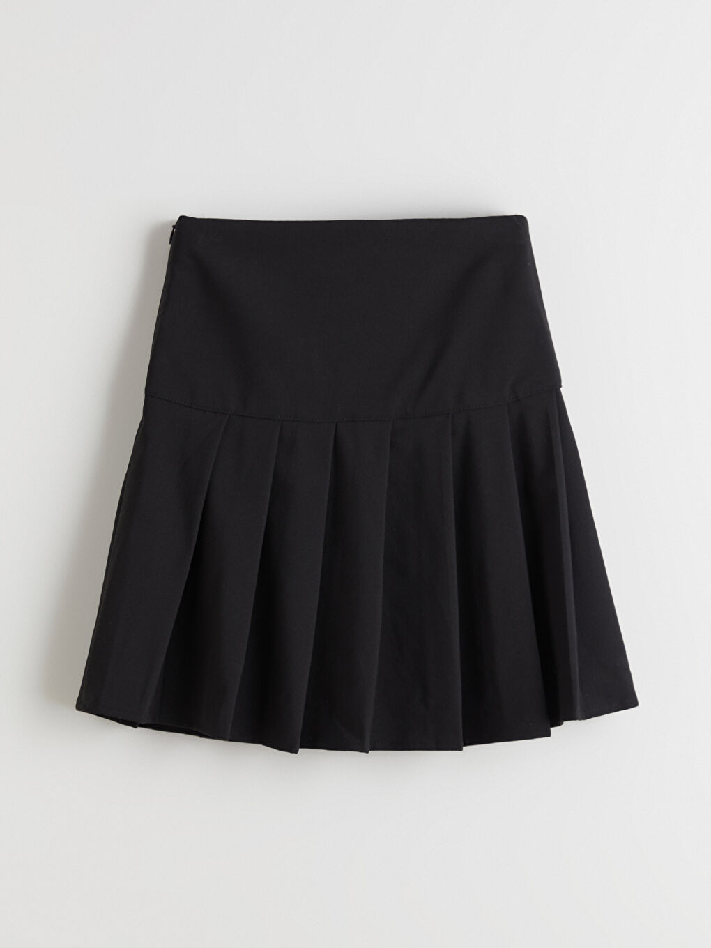 Siyah Basic Pileli Kız Çocuk Etek-2