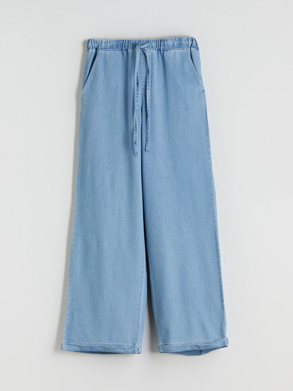 LCWAIKIKI Classic Elastic Waist Wide Leg Women's Jeans -W5CM04Z8-311