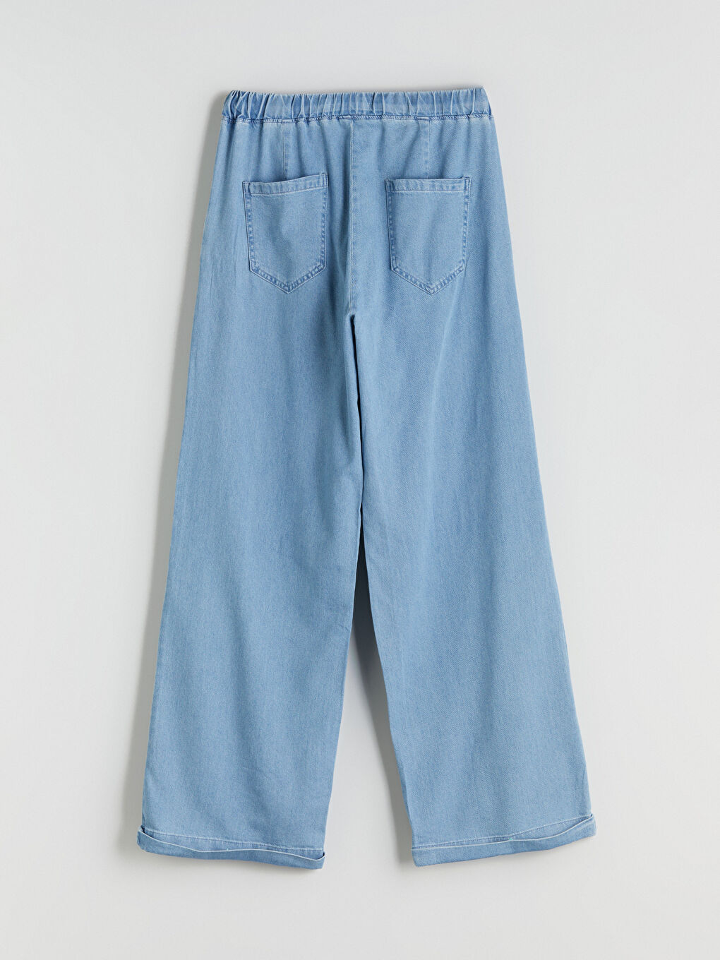 LCWAIKIKI Classic Elastic Waist Wide Leg Women's Jeans -W5CM04Z8-311