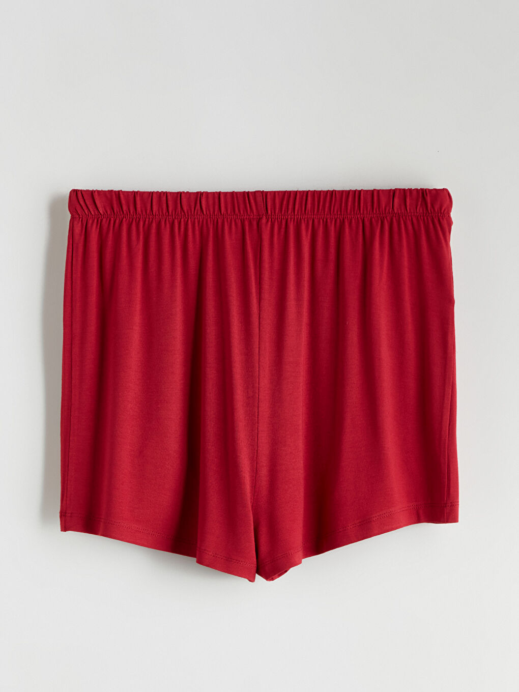 V Neck Lace Detailed Women's Shortie Pyjama Set-3