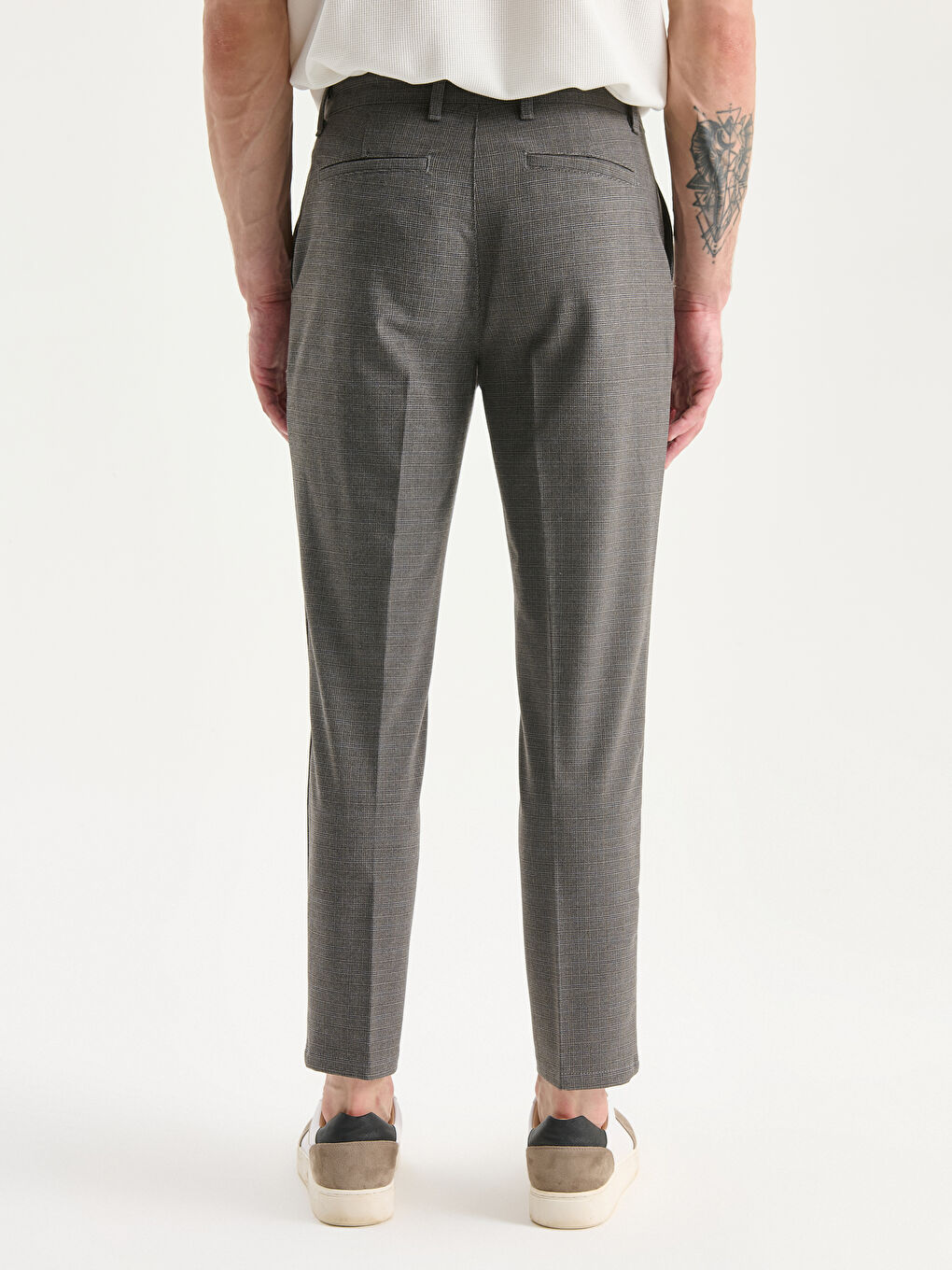 Antrasit Standart Kalıp Erkek Pantolon-3