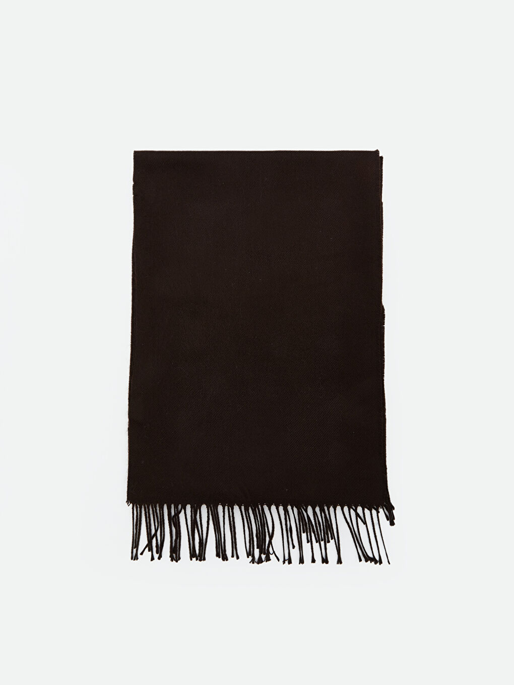 LCW ACCESSORIES Kahverengi Kısa Püsküllü Erkek Atkı - 1