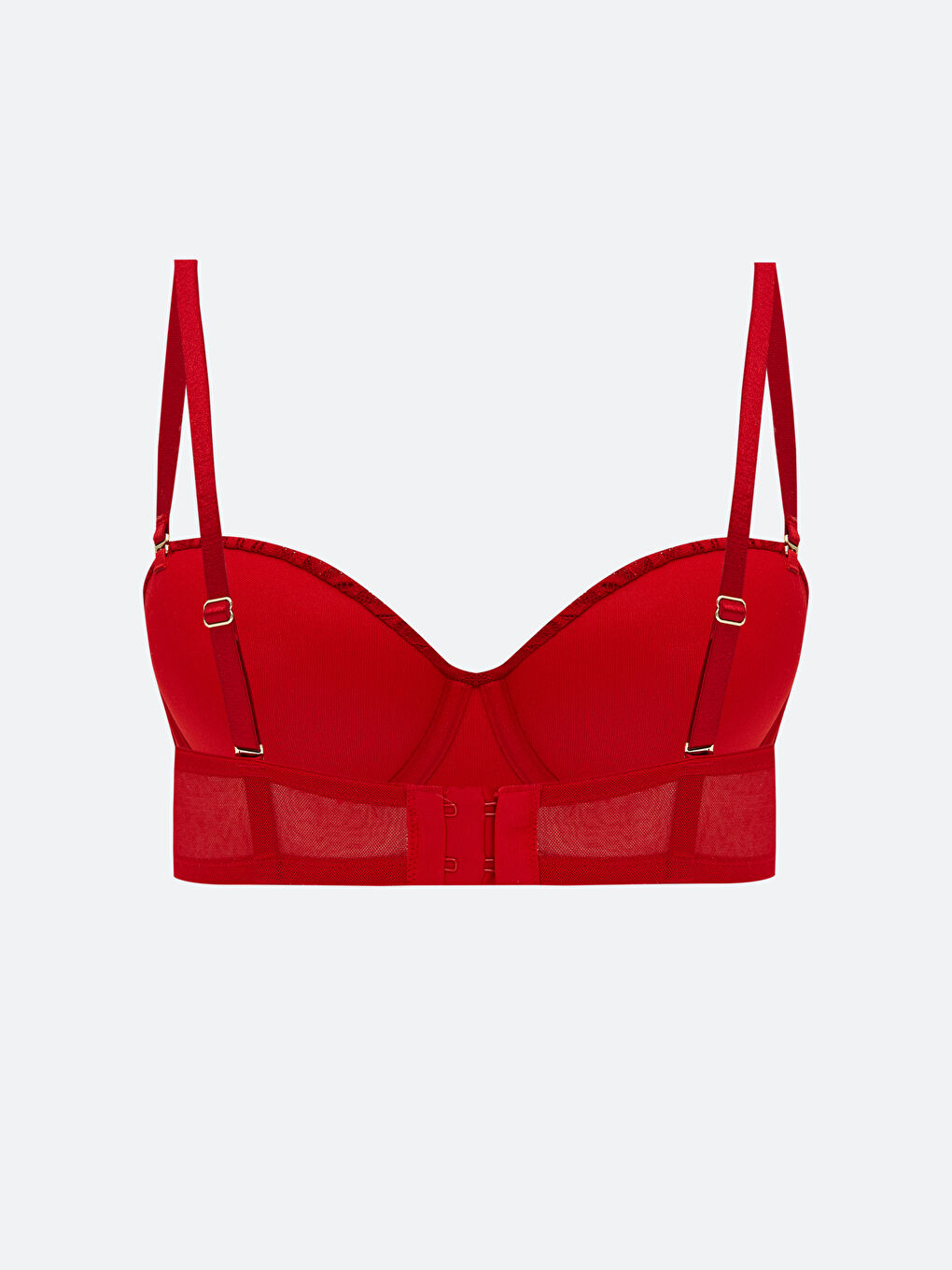 حمالة صدر بلا حشوة دانتيل بلا حمالات وايرد-1