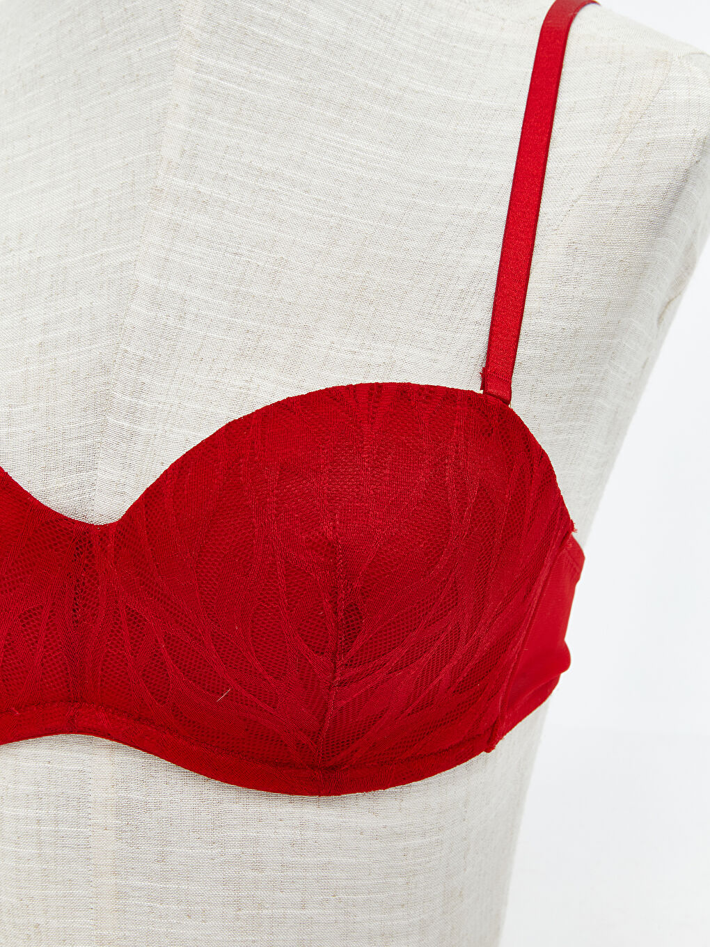 حمالة صدر بلا حشوة دانتيل بلا حمالات وايرد-2