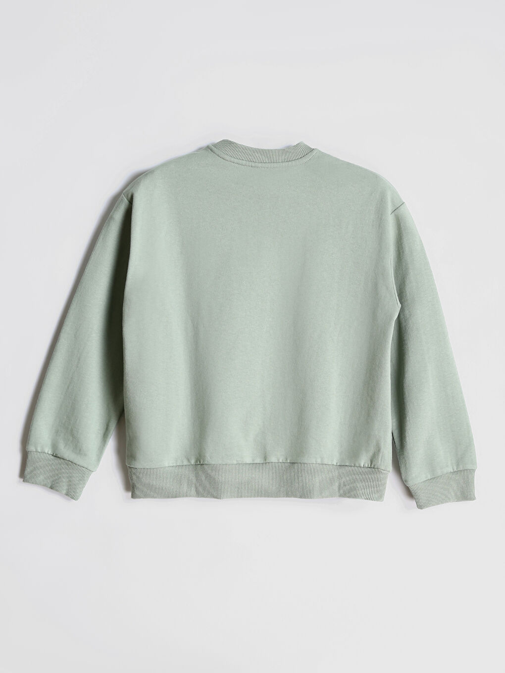 Crew Neck Printed Girls' Sweatshirt-1