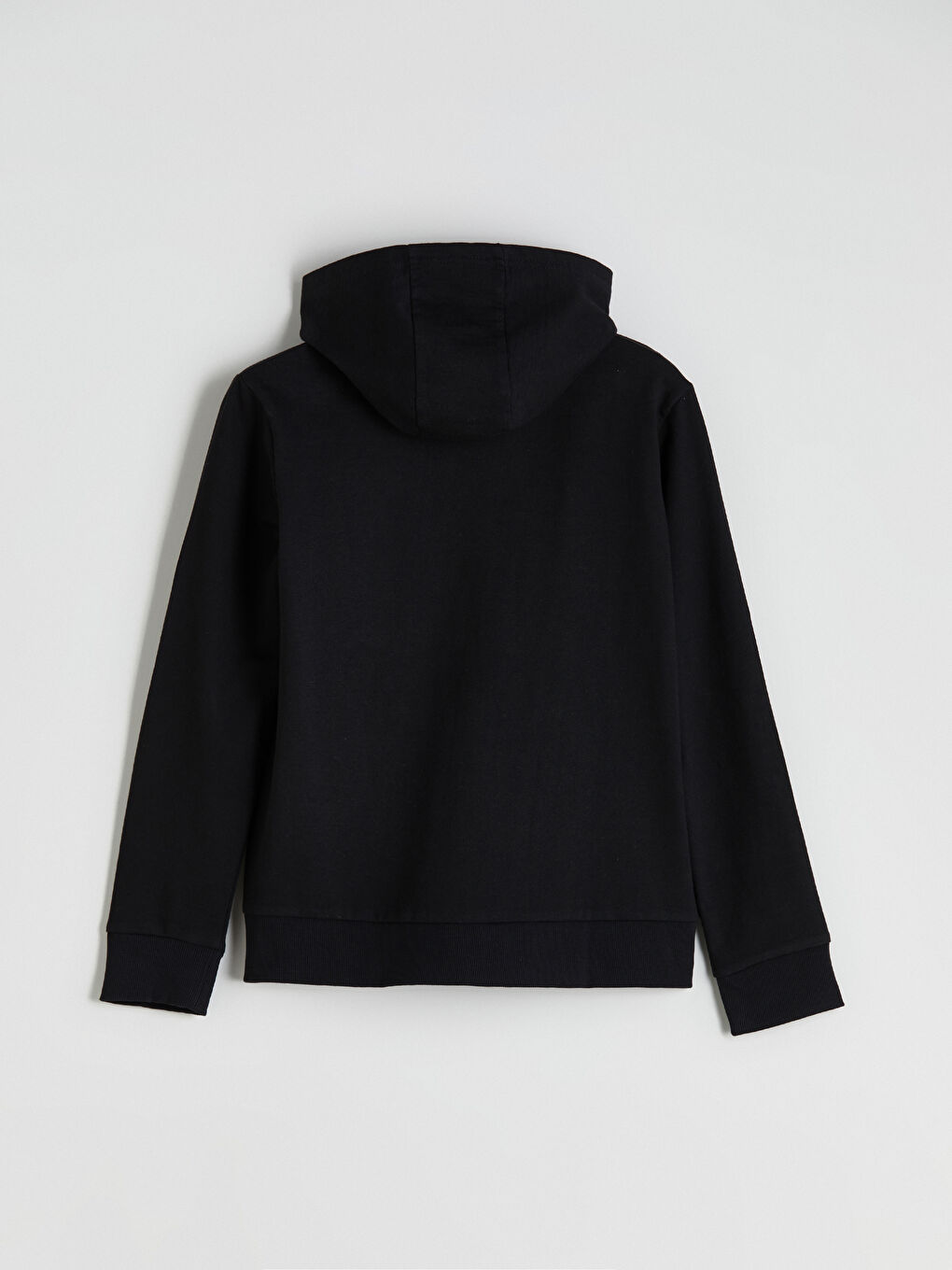 Hooded Girls' Thick Zip-Up Sweatshirt-2