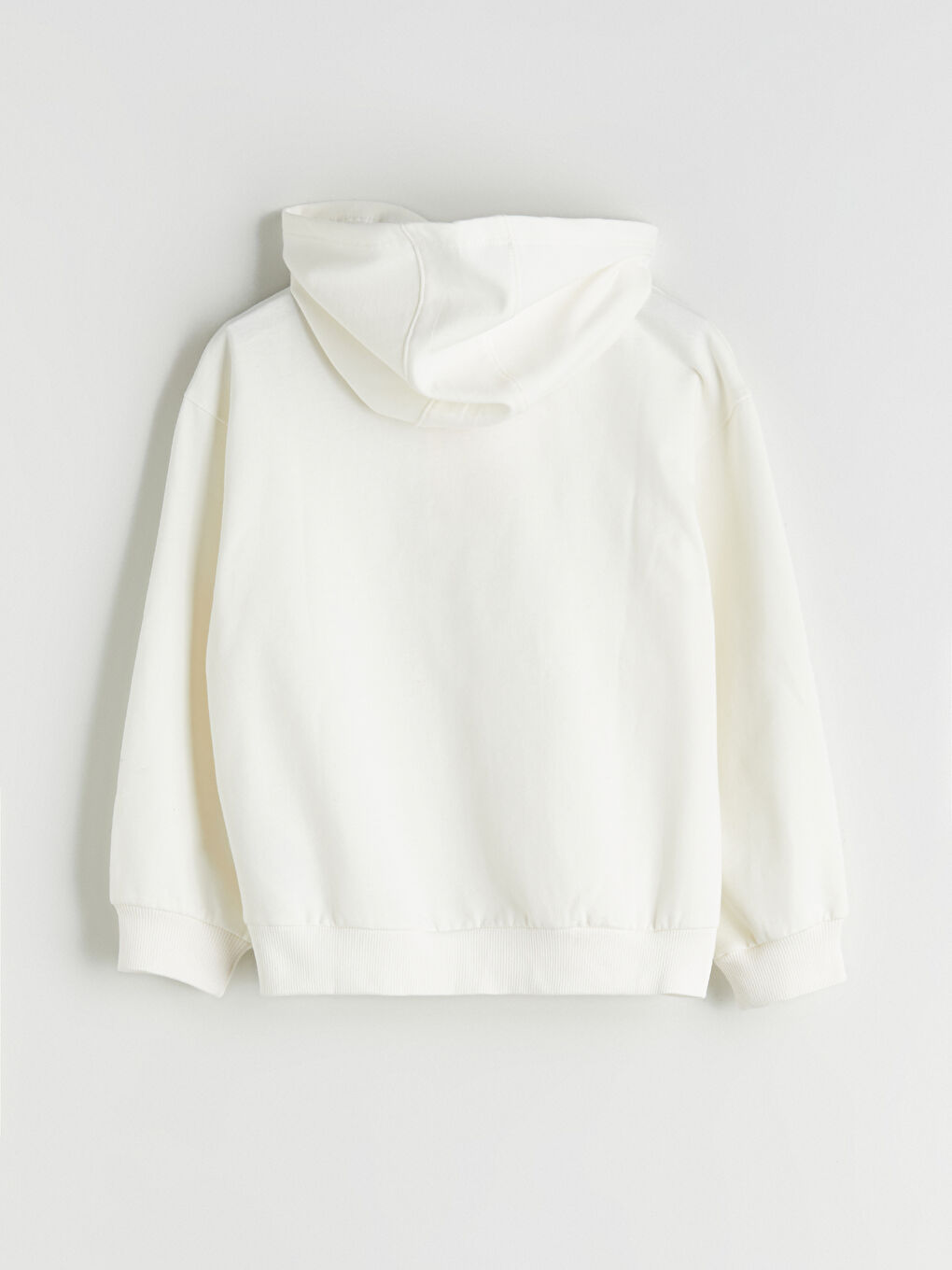 Hooded Stitch and Angel Printed Girls' Sweatshirt-2