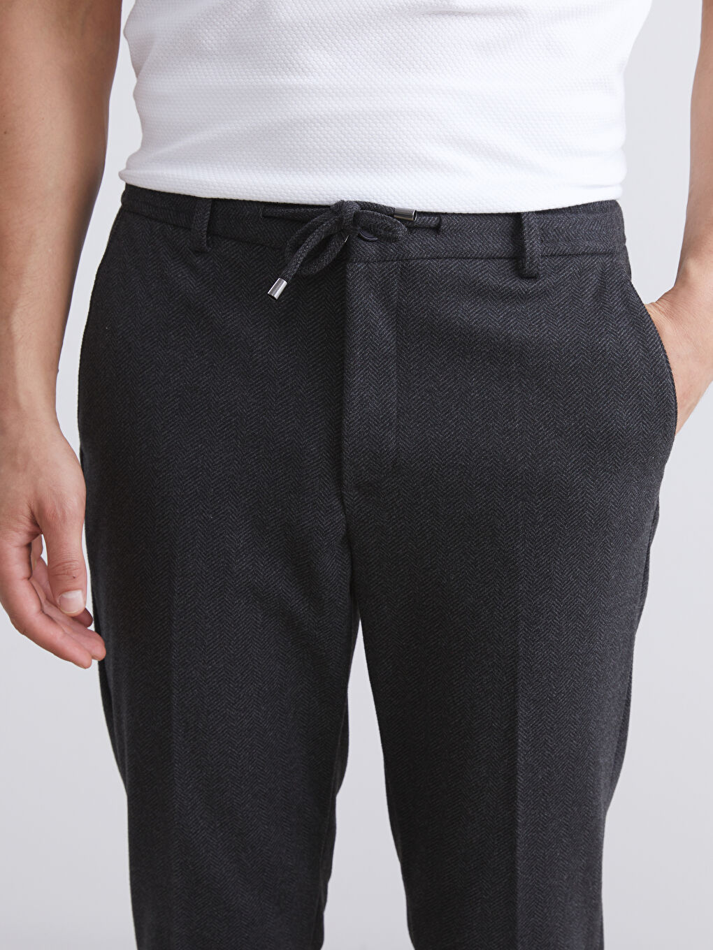 Standard Fit Men's Trousers-2