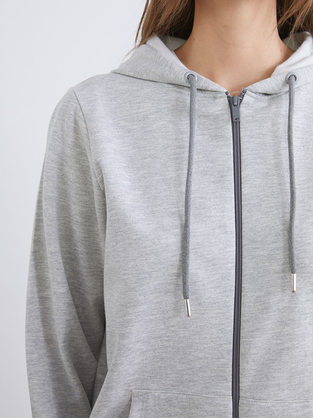 Sweat zippé à capuche pour Femmes-5