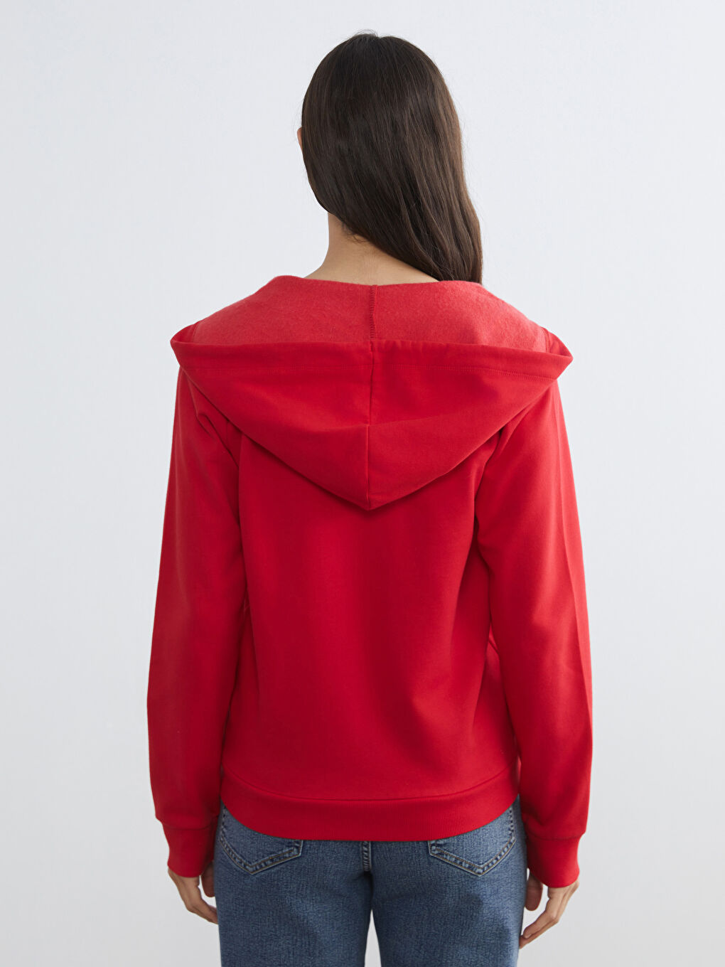 Hooded Women's Zip-Up Sweatshirt-3